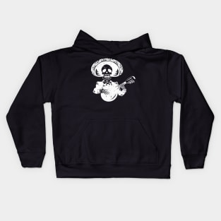 'Skull Playing Banjo' Awesome Music Gift Kids Hoodie